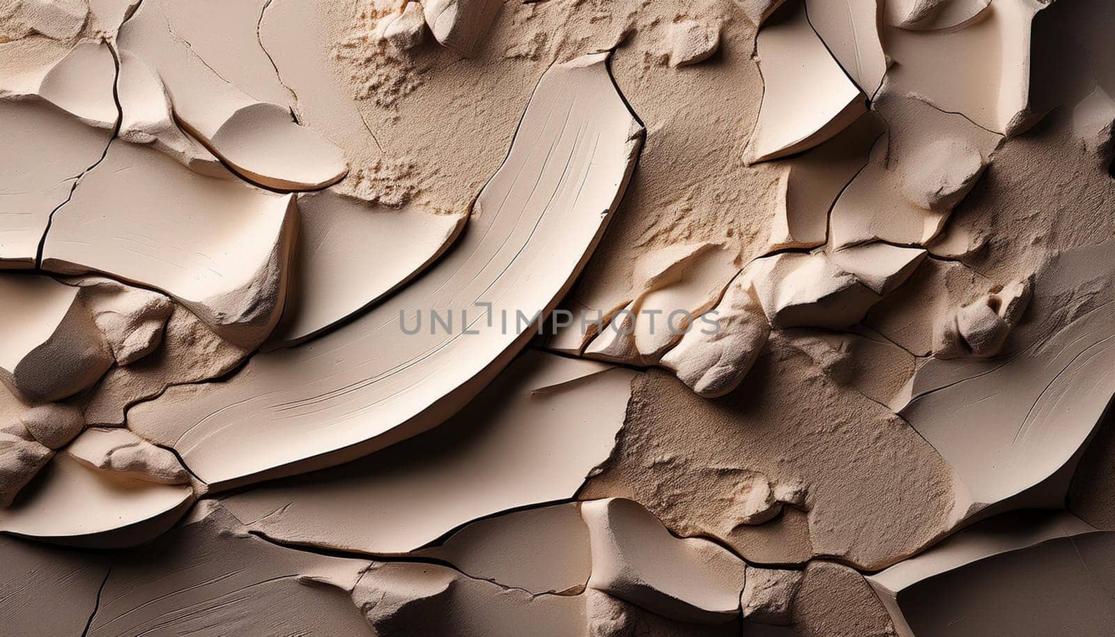 light brown plaster texture useful as a background, AI generated image