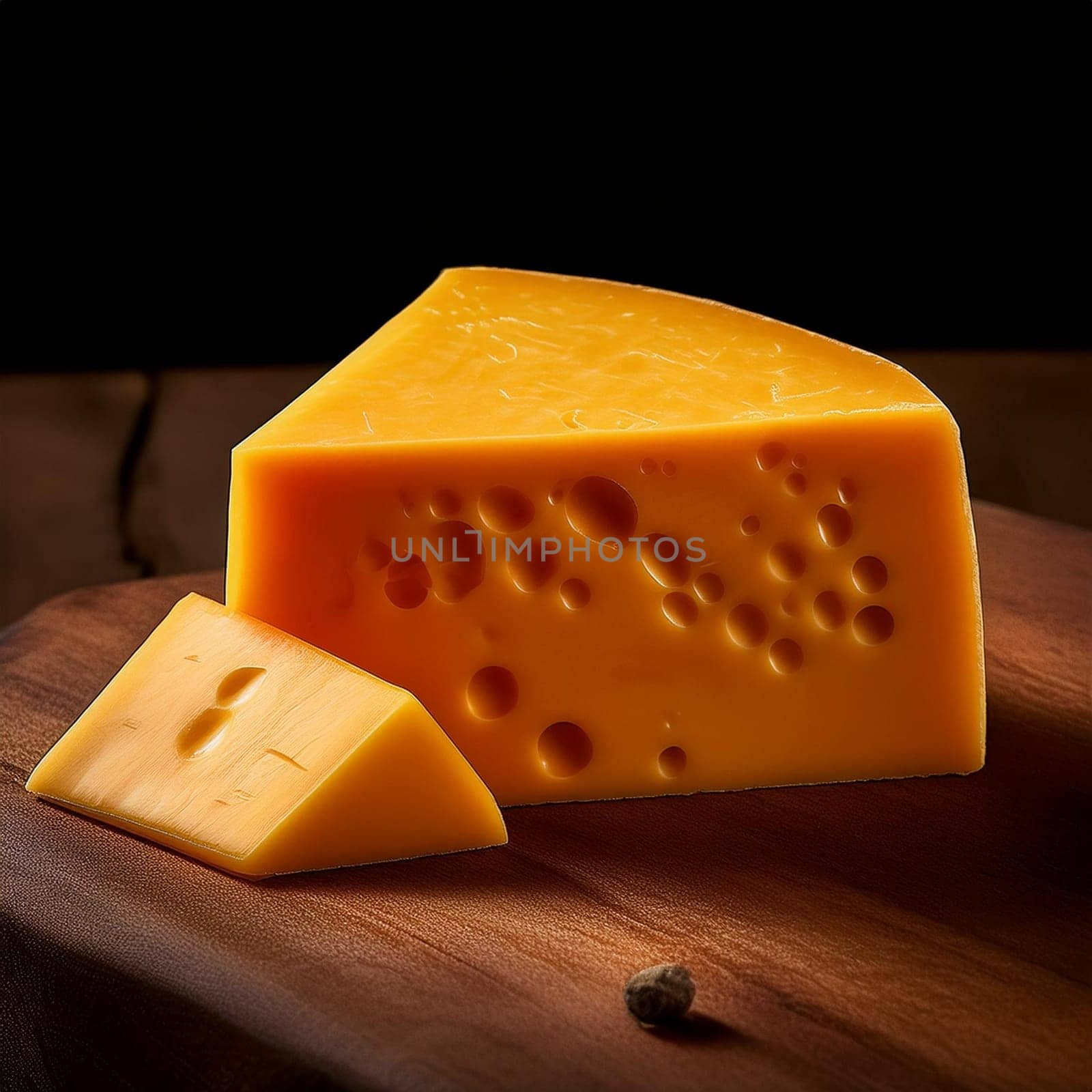 british cheddar cheese food, AI generated image
