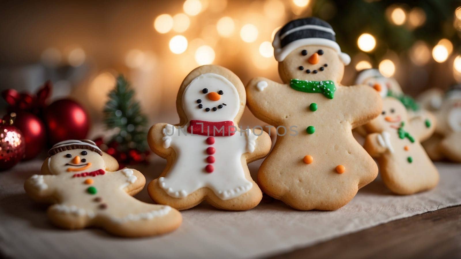 Professionally decorated Christmas sugar cookies featuring intricate holiday-themed designs. These cookies are beautifully hand-iced with royal icing, showcasing festive elements like Christmas trees, snowflakes, reindeer, and Santa. Each cookie is a work of art, crafted to add a delightful and elegant touch to holiday celebrations. Perfect as a treat, a party favor, or a charming gift for friends and family, these cookies are sure to spread holiday cheer with every bite.