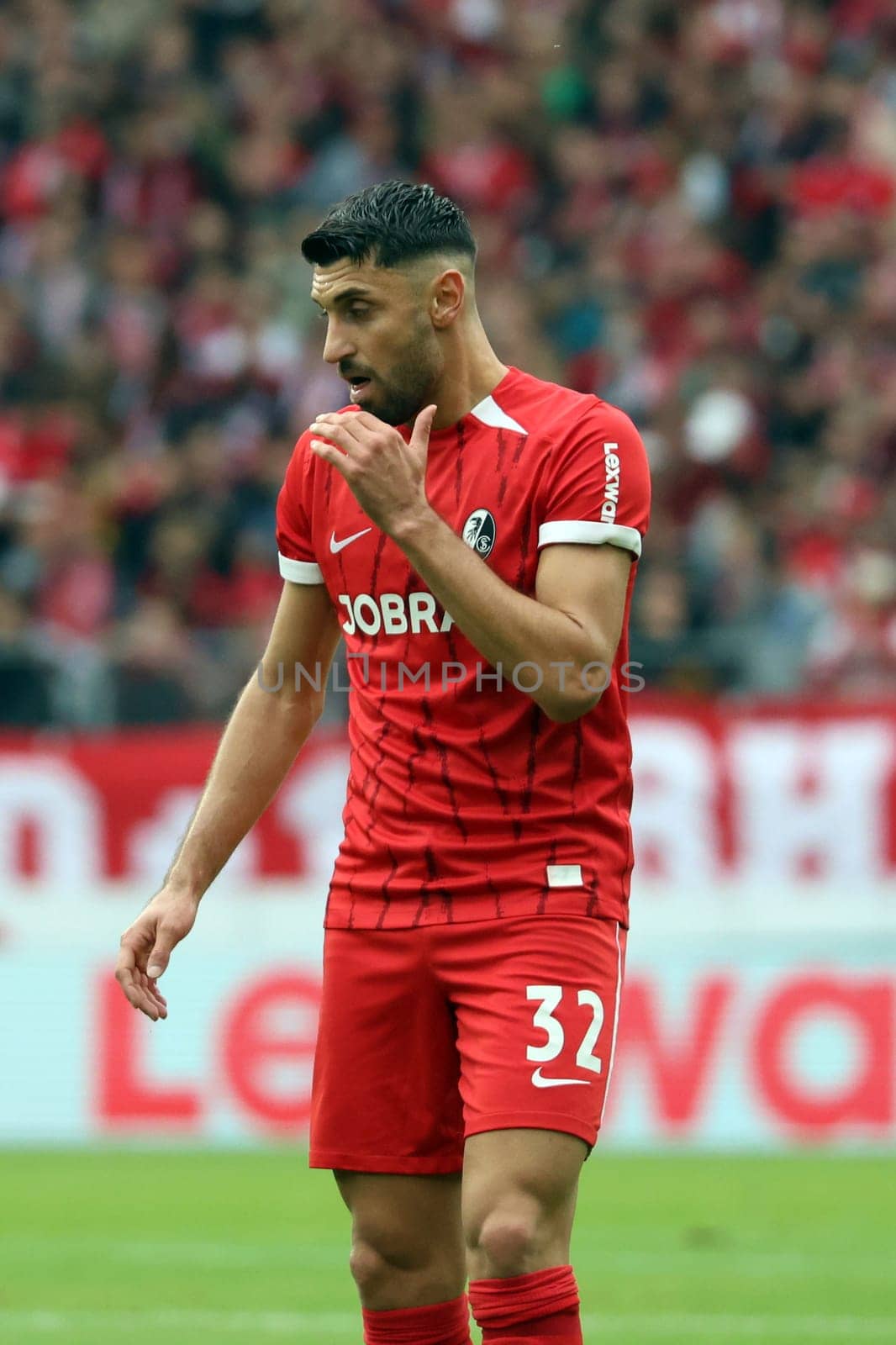 Vincenzo Grifo (SC Freiburg) at the match of the 1st FBL: 24-25: 1st FBL: 24-25: 7th Sptg. SC Freiburg - FC Augsburg  DFL REGULATIONS PROHIBIT ANY USE OF PHOTOGRAPHS AS IMAGE SEQUENCES AND/OR QUASI-VIDEONann  Photo: Joachim Hahne/johapress