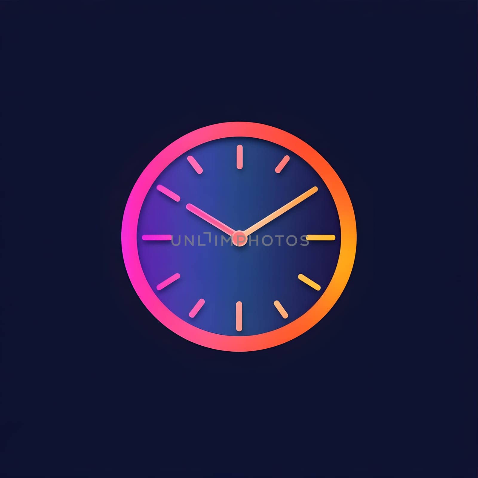 Wall Clock Icon Watch Time Management Logo