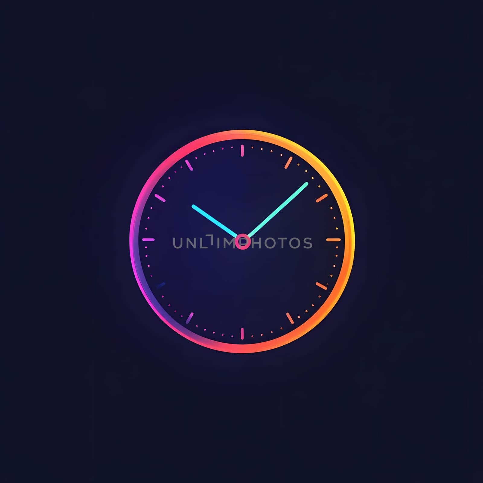 Wall Clock Icon Watch Time Management Logo