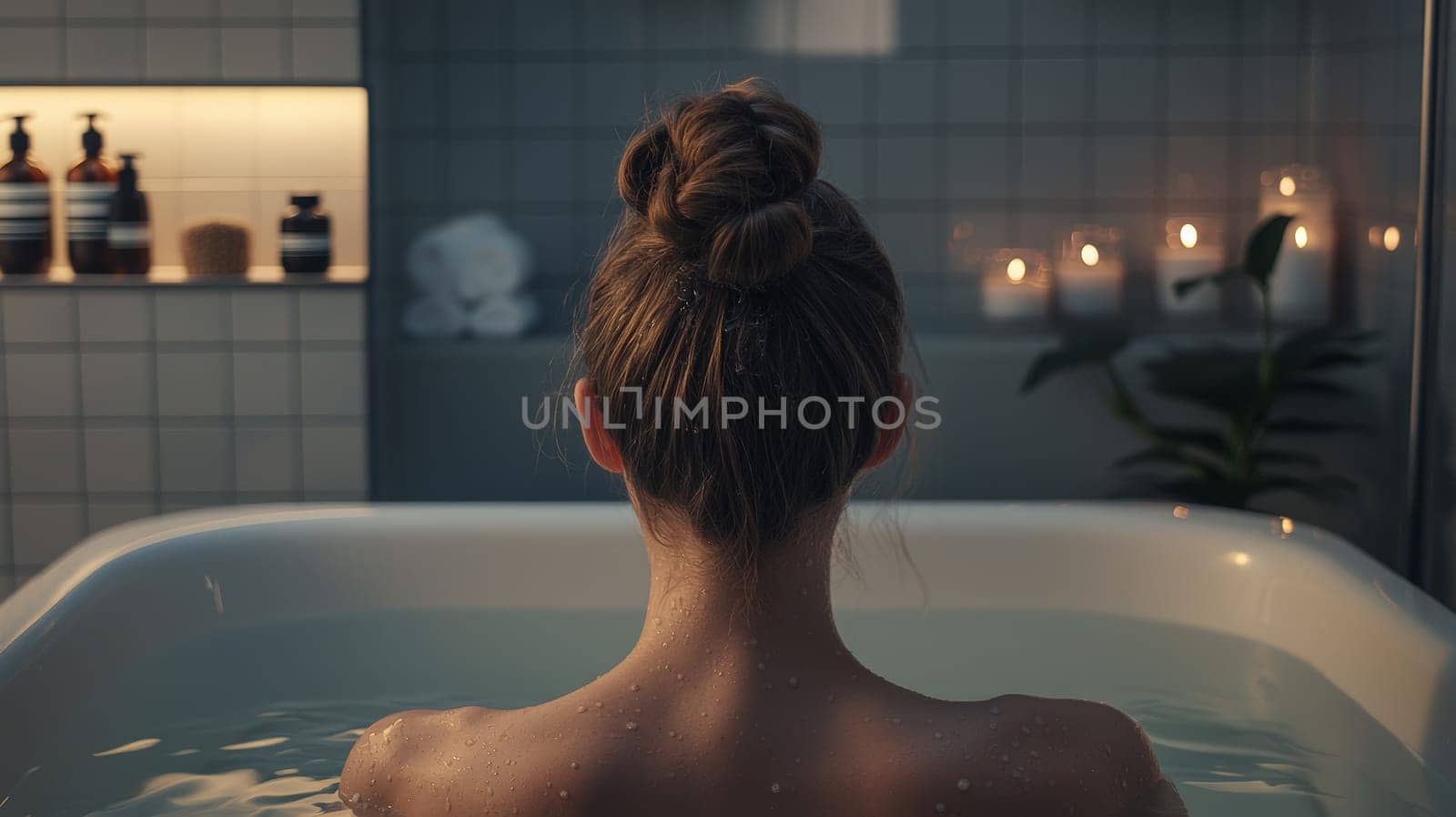 A detailed and realistic close-up of a woman performing her skincare routine in a serene, naturally lit setting. The image captures the essence of Scandinavian minimalism, emphasizing simplicity, natural beauty, and self-care, with soft lighting highlighting the textures of the skin in a relaxed environment. Perfect for promoting wellness, beauty, and self-care.