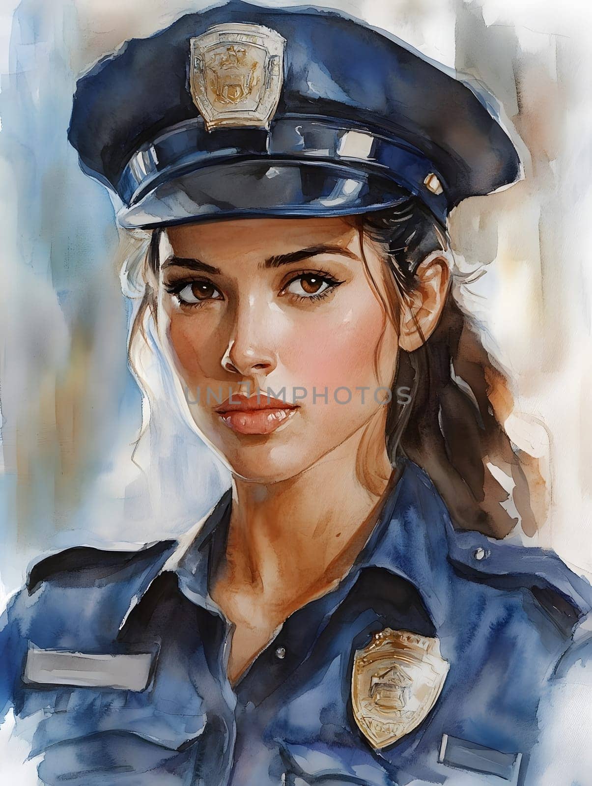 Cool Police Officer Woman Policewoman female Authority