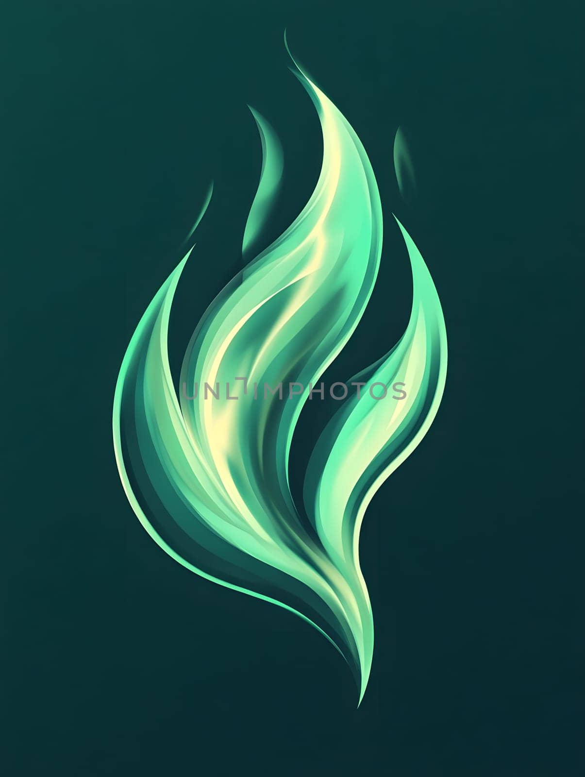 Green Fire Energy Flame Burn Burning Logo Symbol
