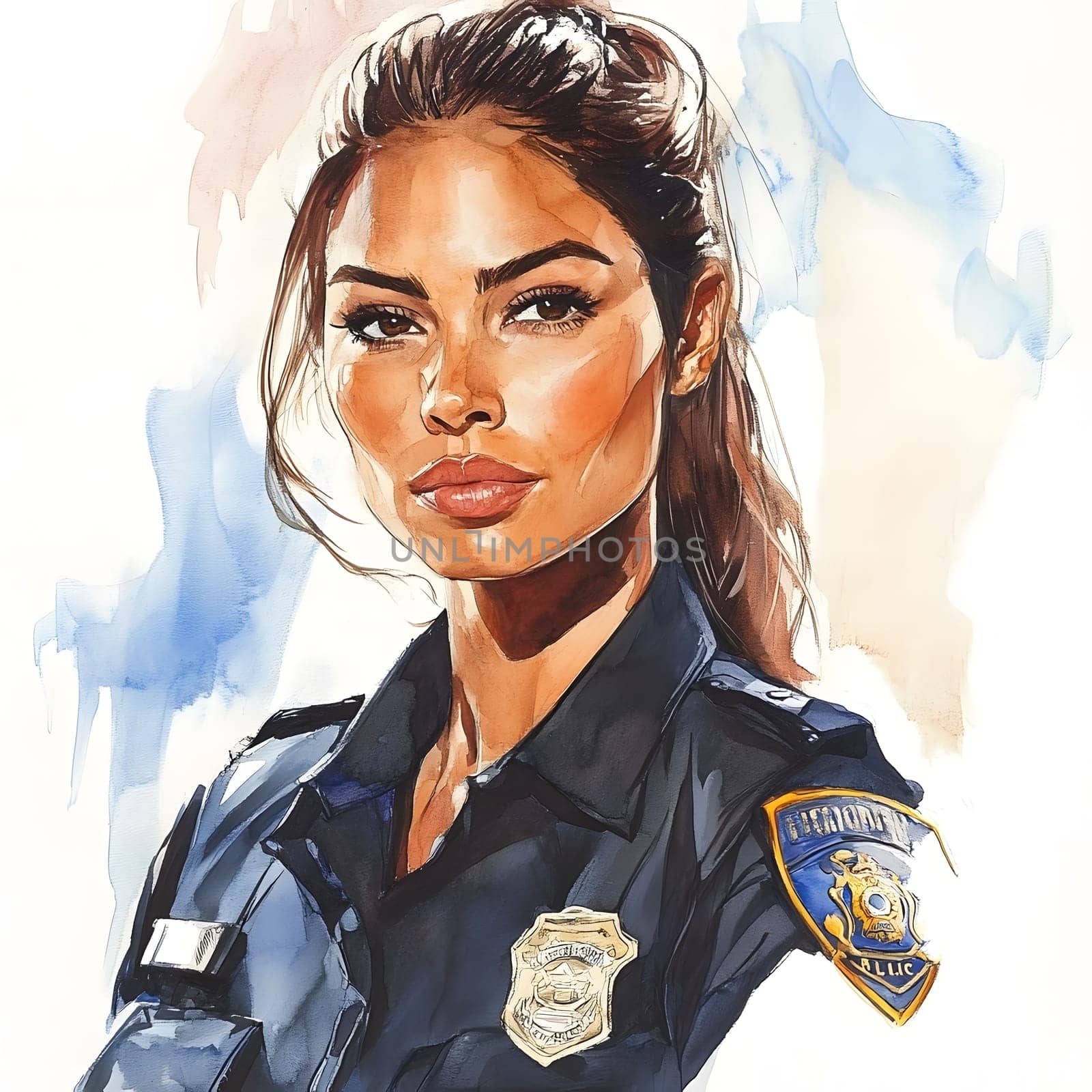Cool Police Officer Woman Policewoman female Authority