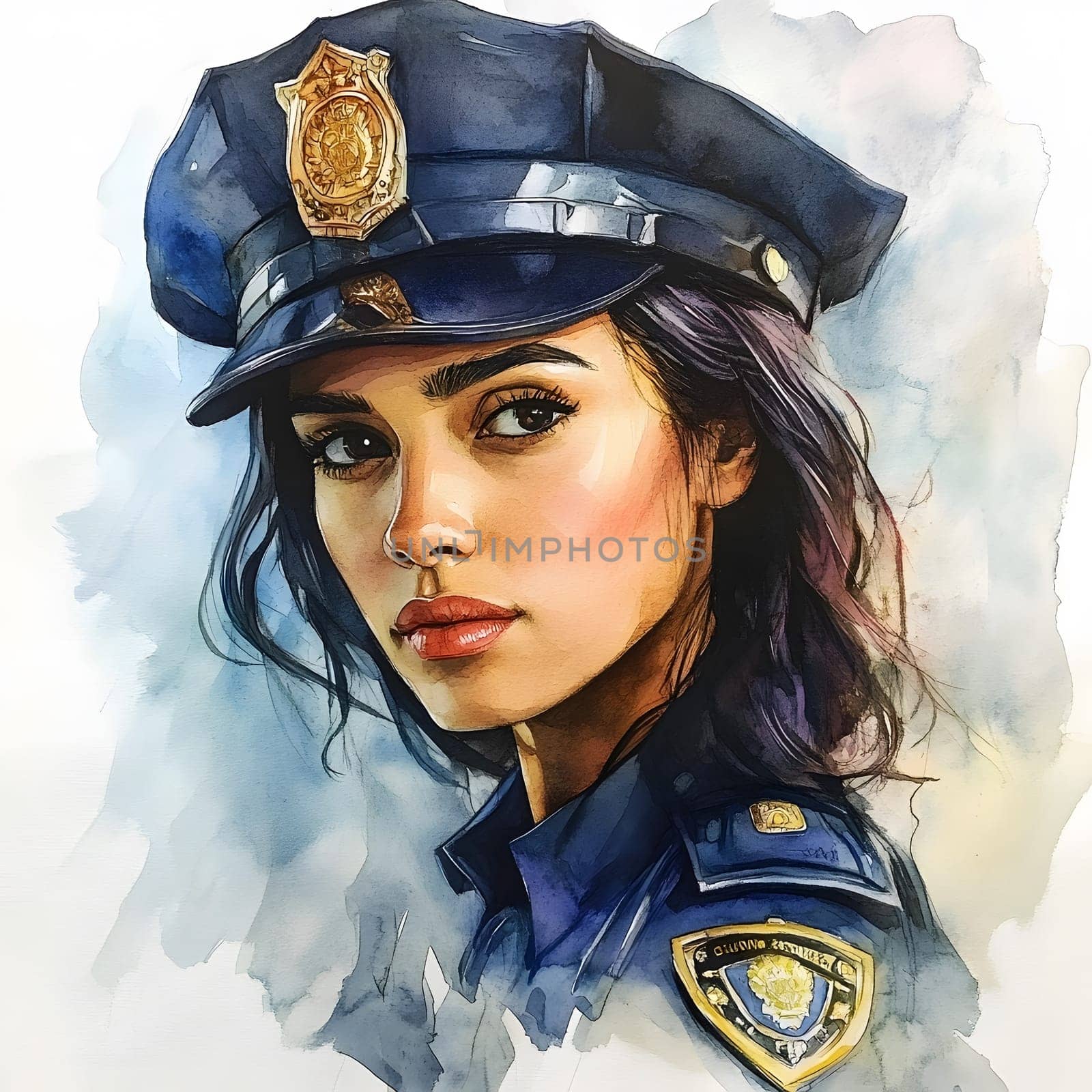 Cool Police Officer Woman Policewoman female Authority