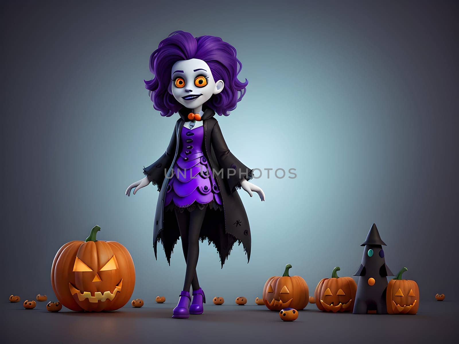 Funny abstract design for Halloween