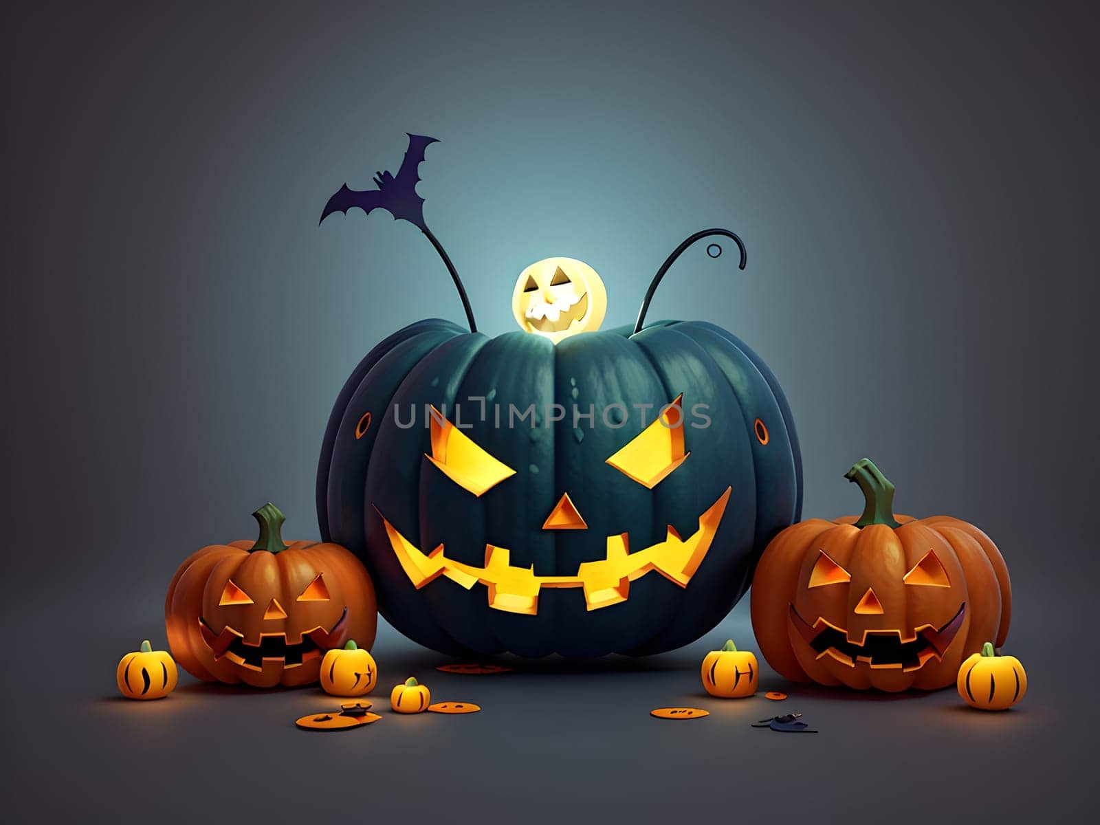 Funny abstract design for Halloween
