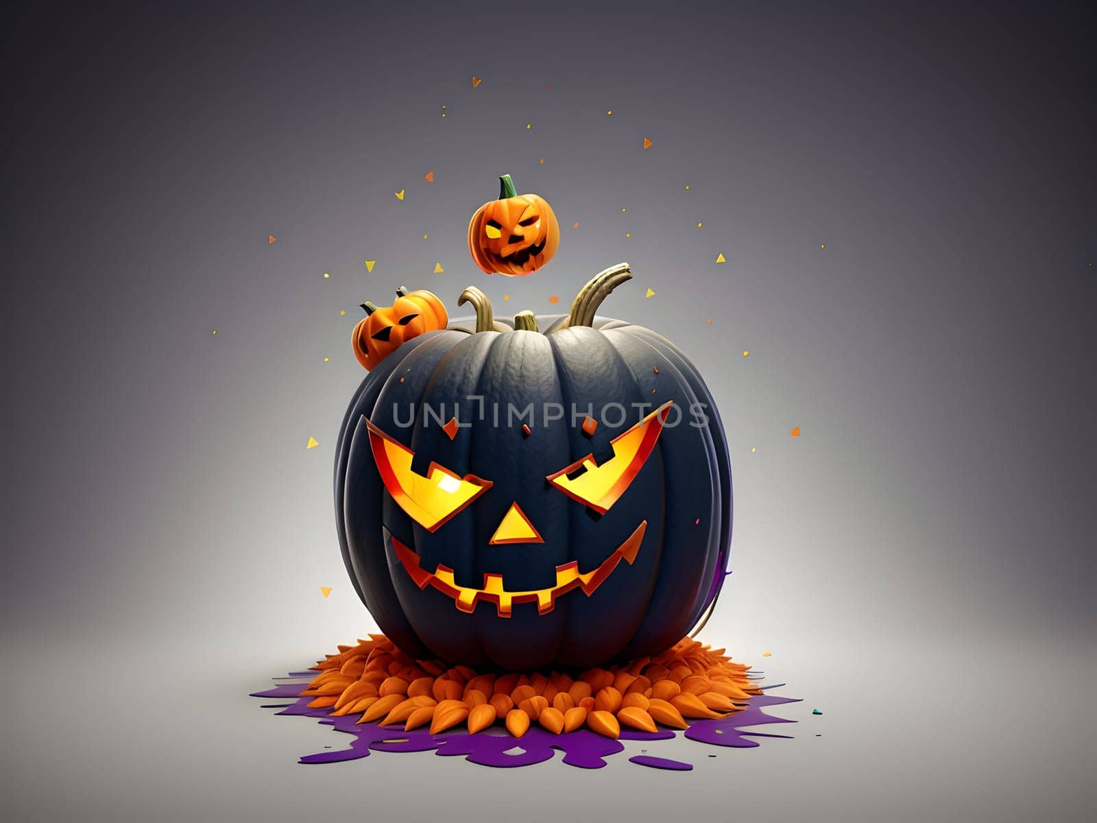 Funny abstract design for Halloween