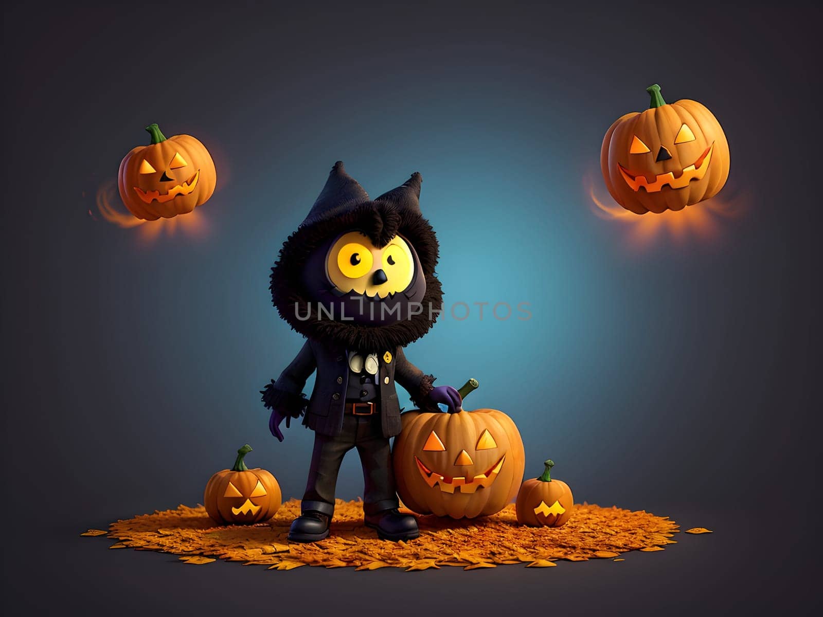 Funny abstract design for Halloween