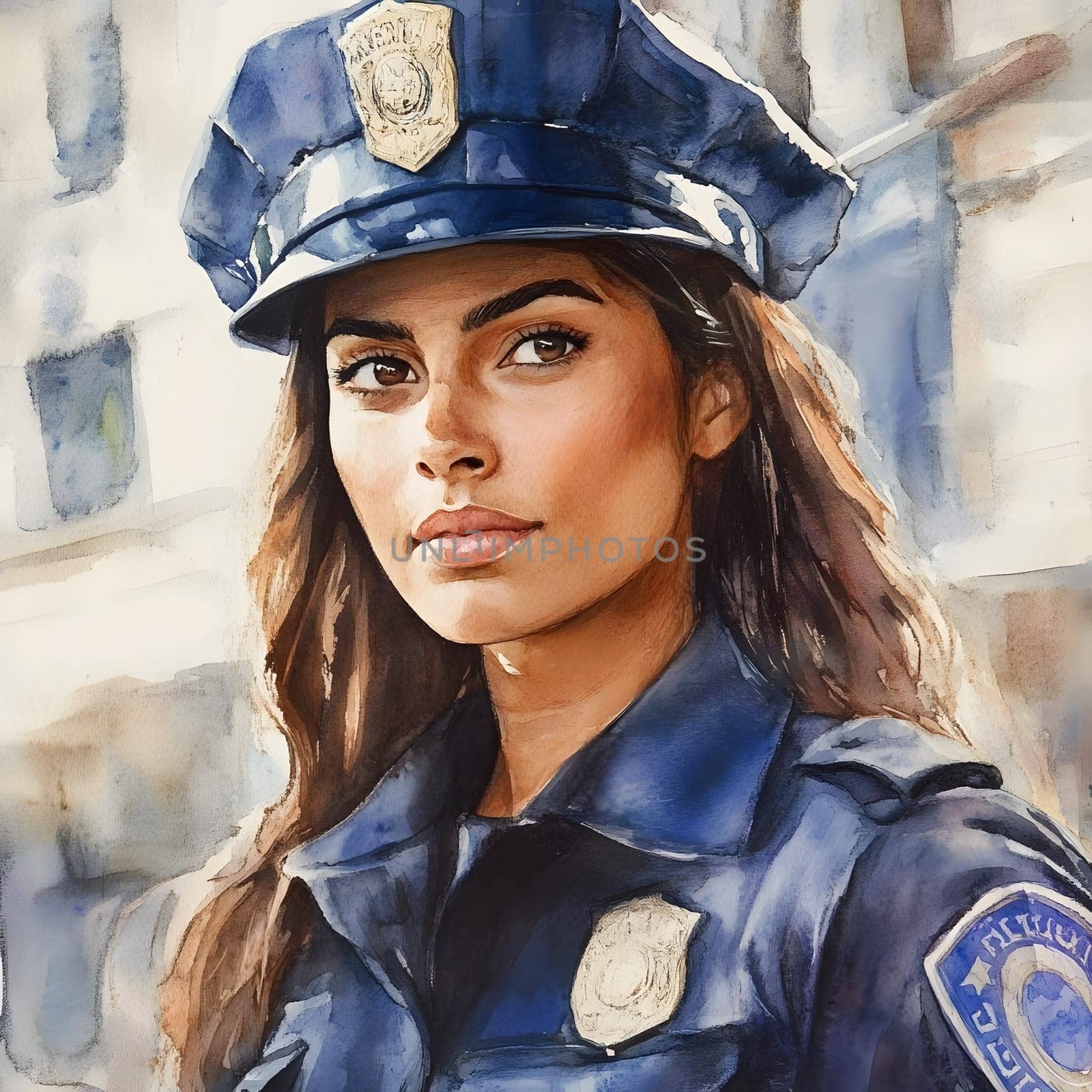 Cool Police Officer Woman Policewoman female Authority