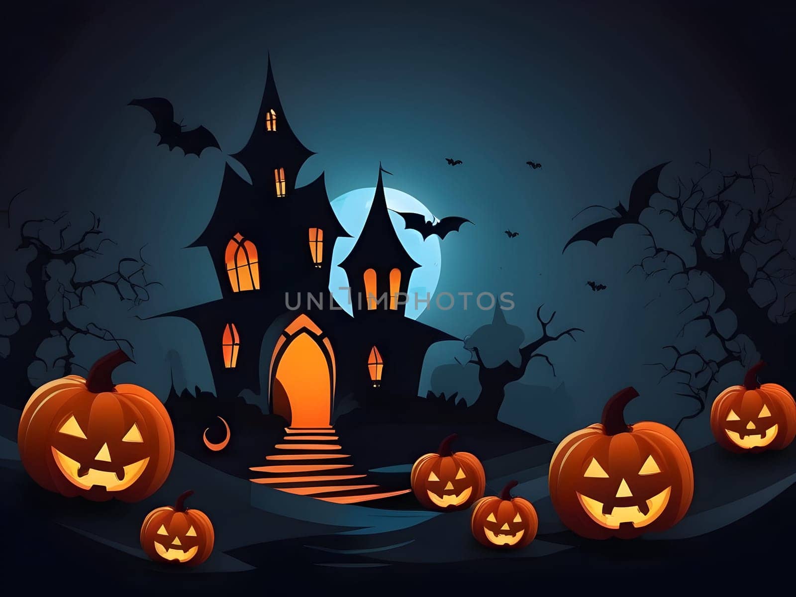 Funny abstract design for Halloween