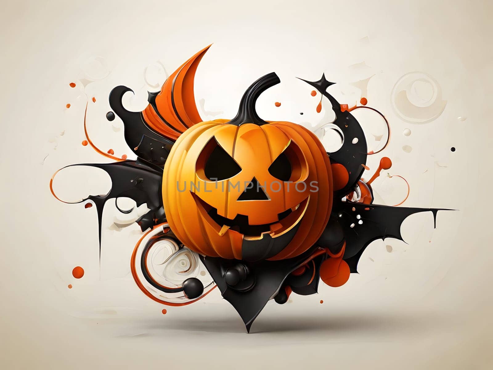 Funny abstract design for Halloween