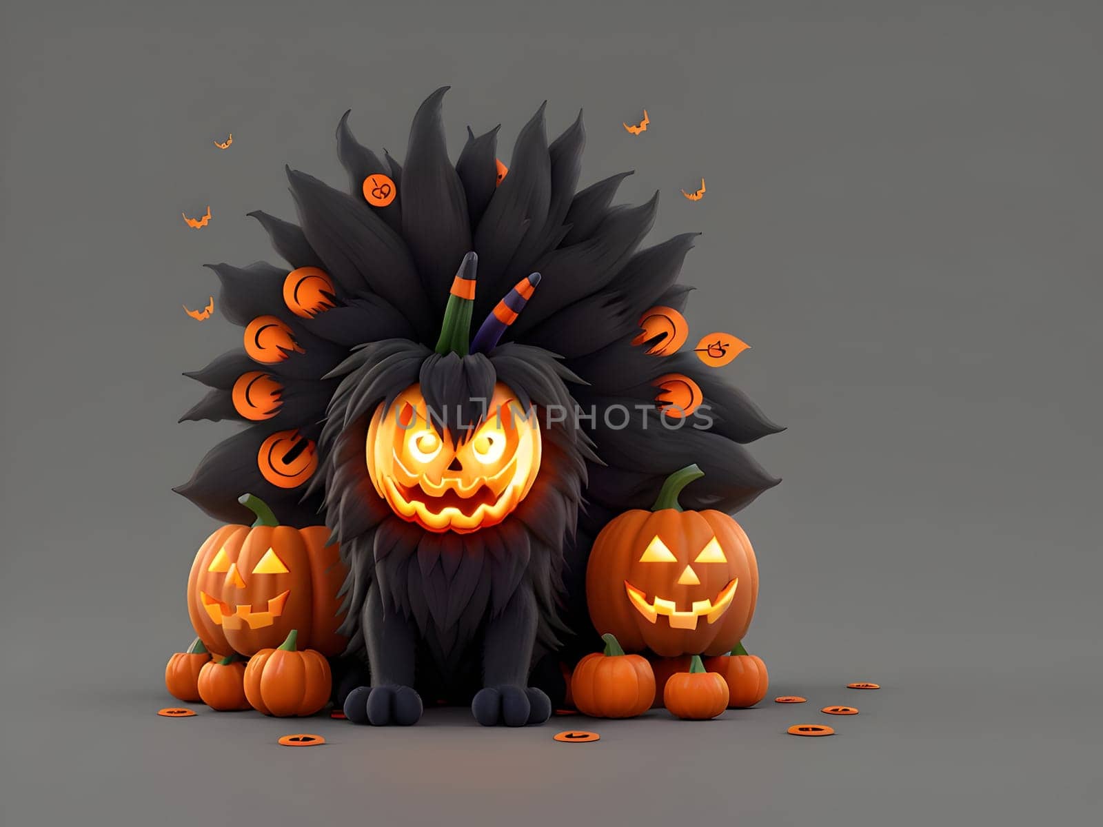 Funny abstract design for Halloween