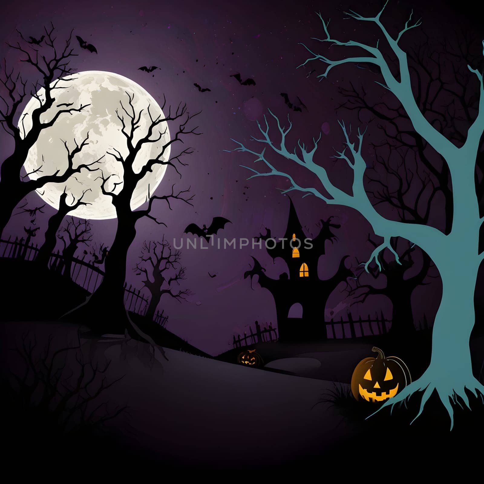 Funny abstract design for Halloween