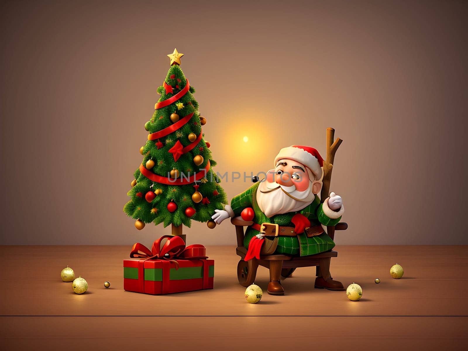 Vintage retro design for Christmas