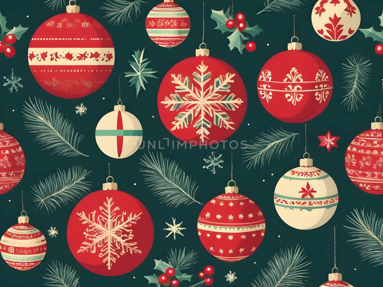 Vintage retro design for Christmas