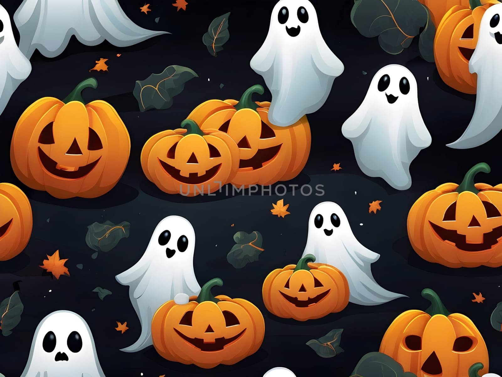 Funny and cute Halloween ghost