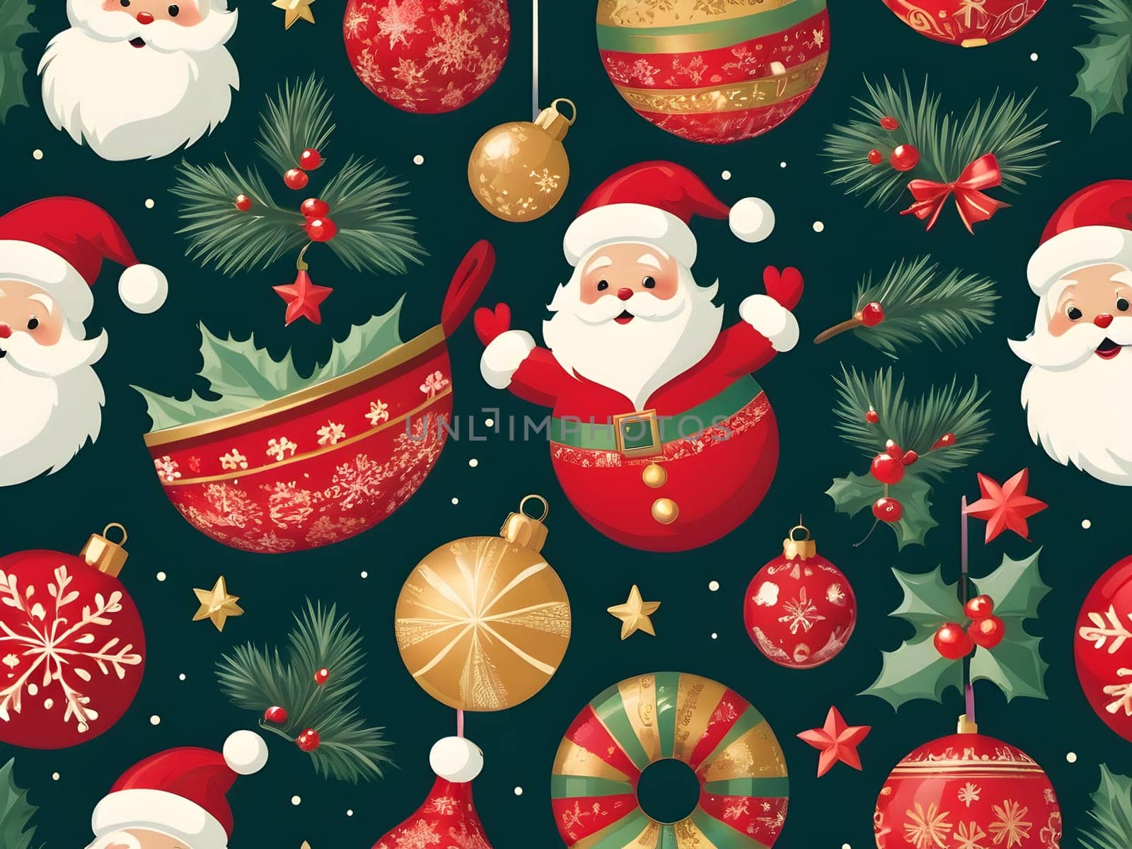 Vintage retro design for Christmas