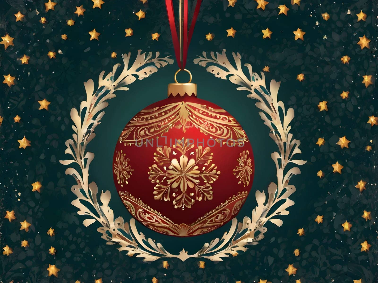 Vintage retro design for Christmas