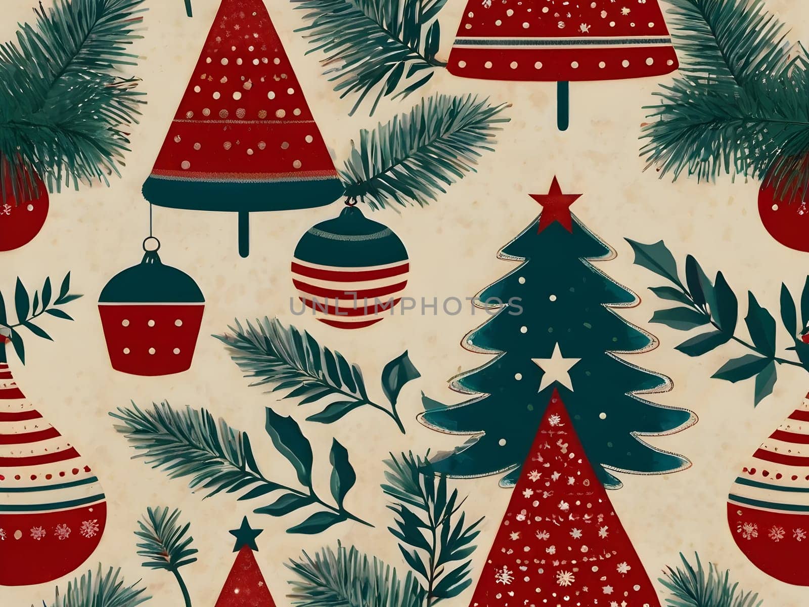 Vintage retro design for Christmas