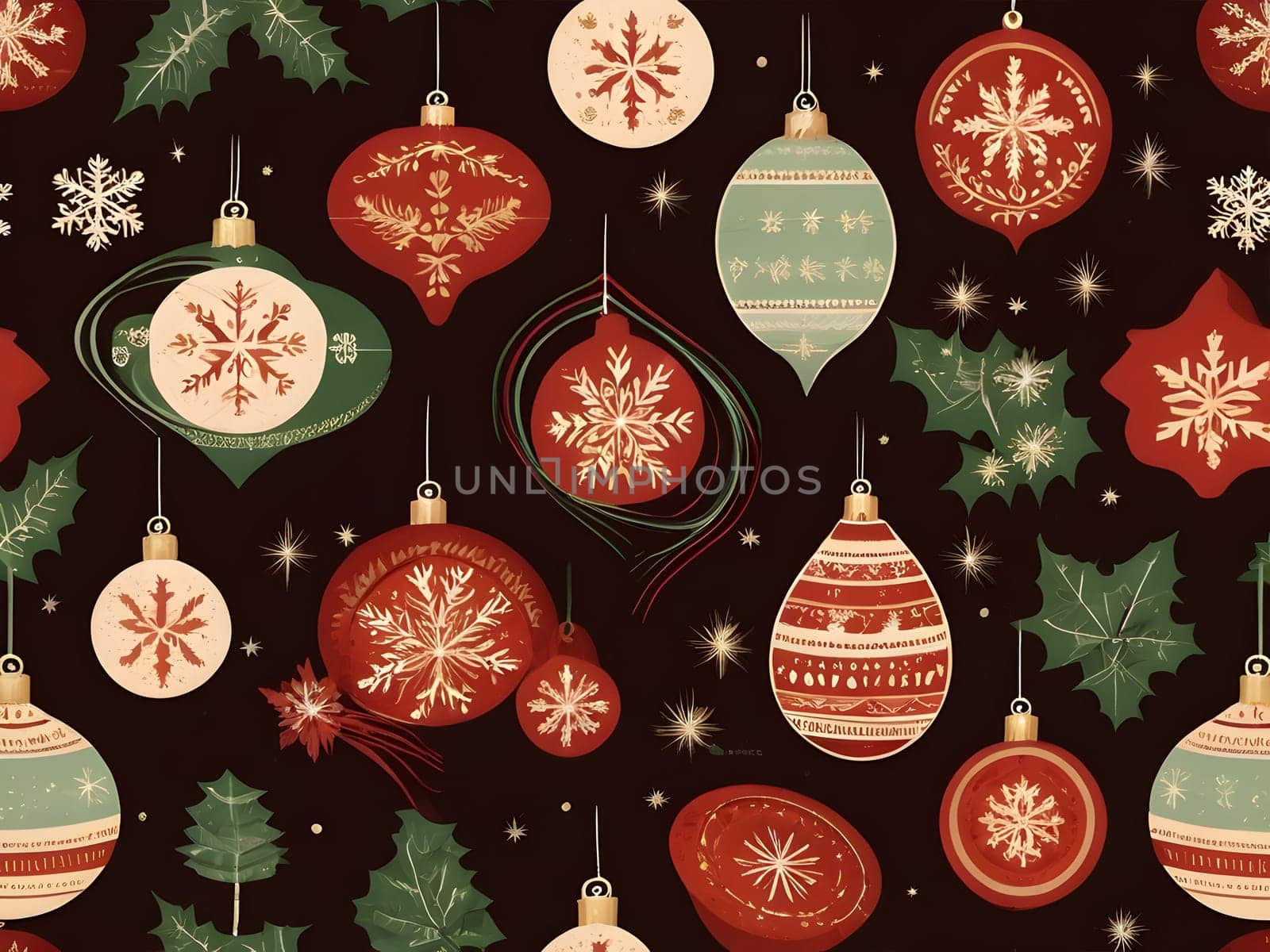 Vintage retro design for Christmas