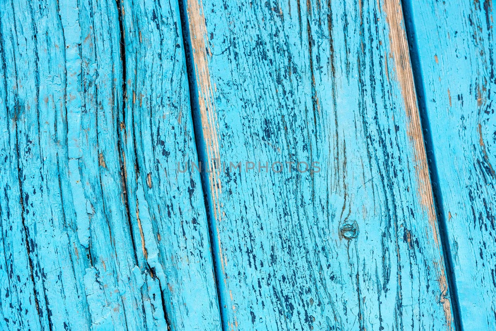 Old wooden planks surface background. blue texture