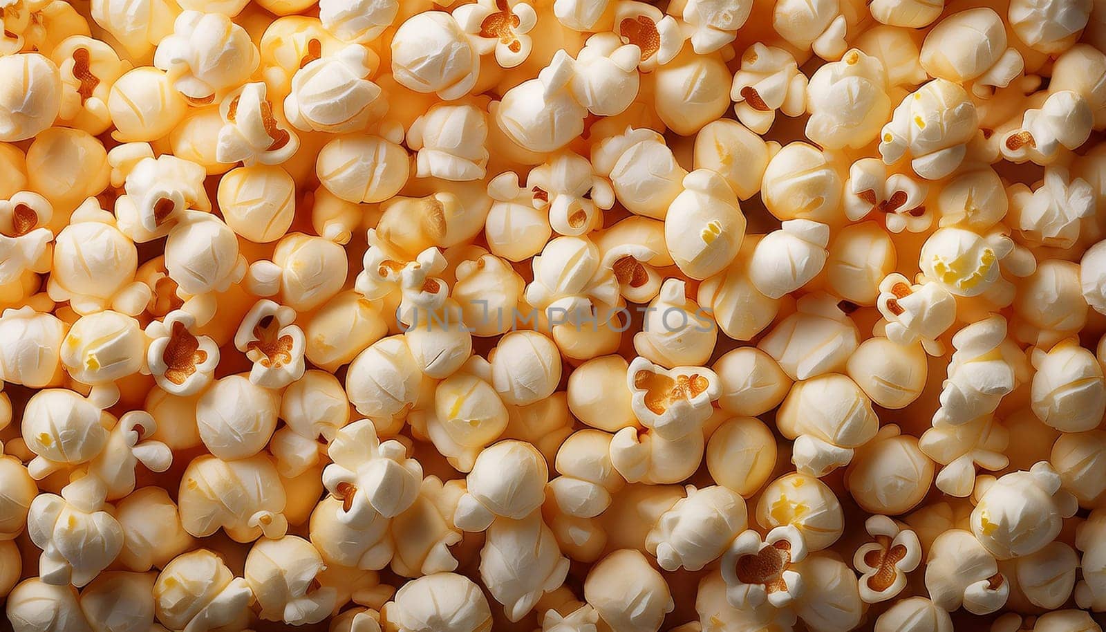 pop corn maize full frame background, AI generated image