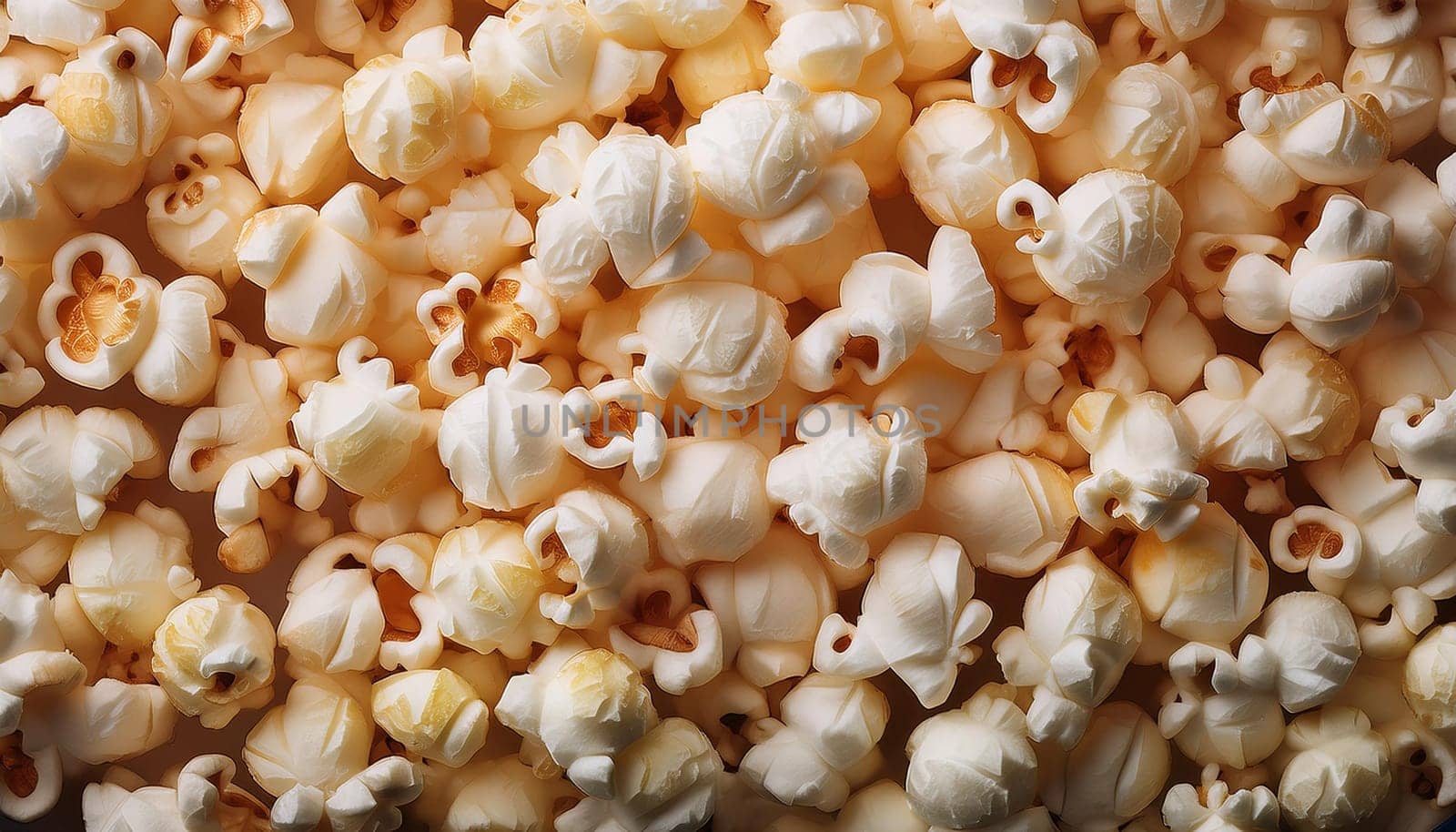 pop corn maize full frame background, AI generated image