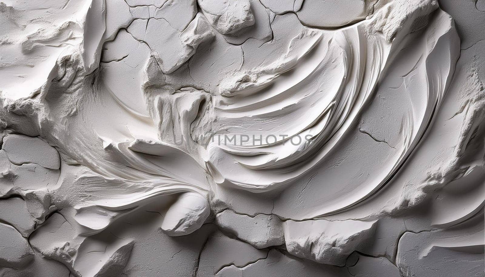 white plaster texture useful as a background, AI generated image