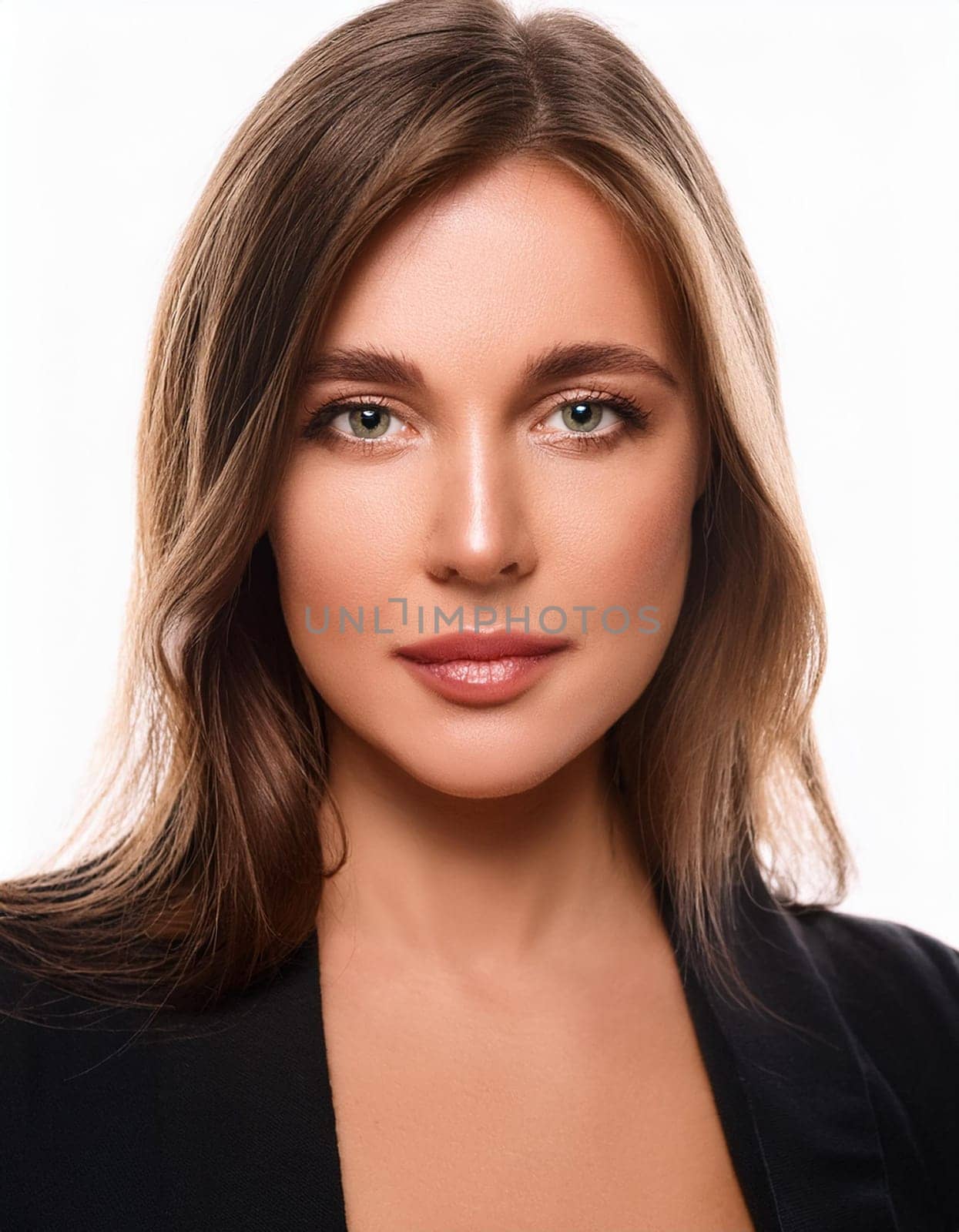 gorgeous young woman portrait, AI generated image