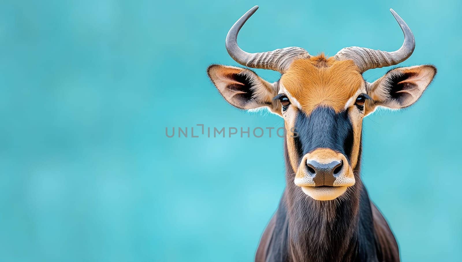 Bongo Antelope Portrait, Majestic Wildlife of the African Rainforest