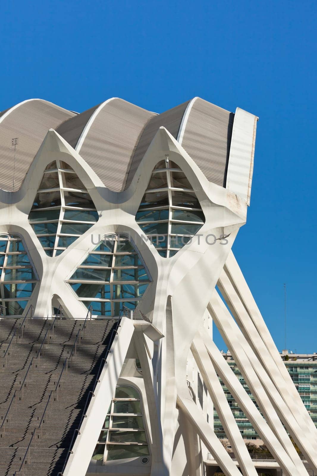 Valencia architectural complex City of Arts and Sciences (Ciudad de las Artes y las Ciencias) designed by Santiago Calatrava
