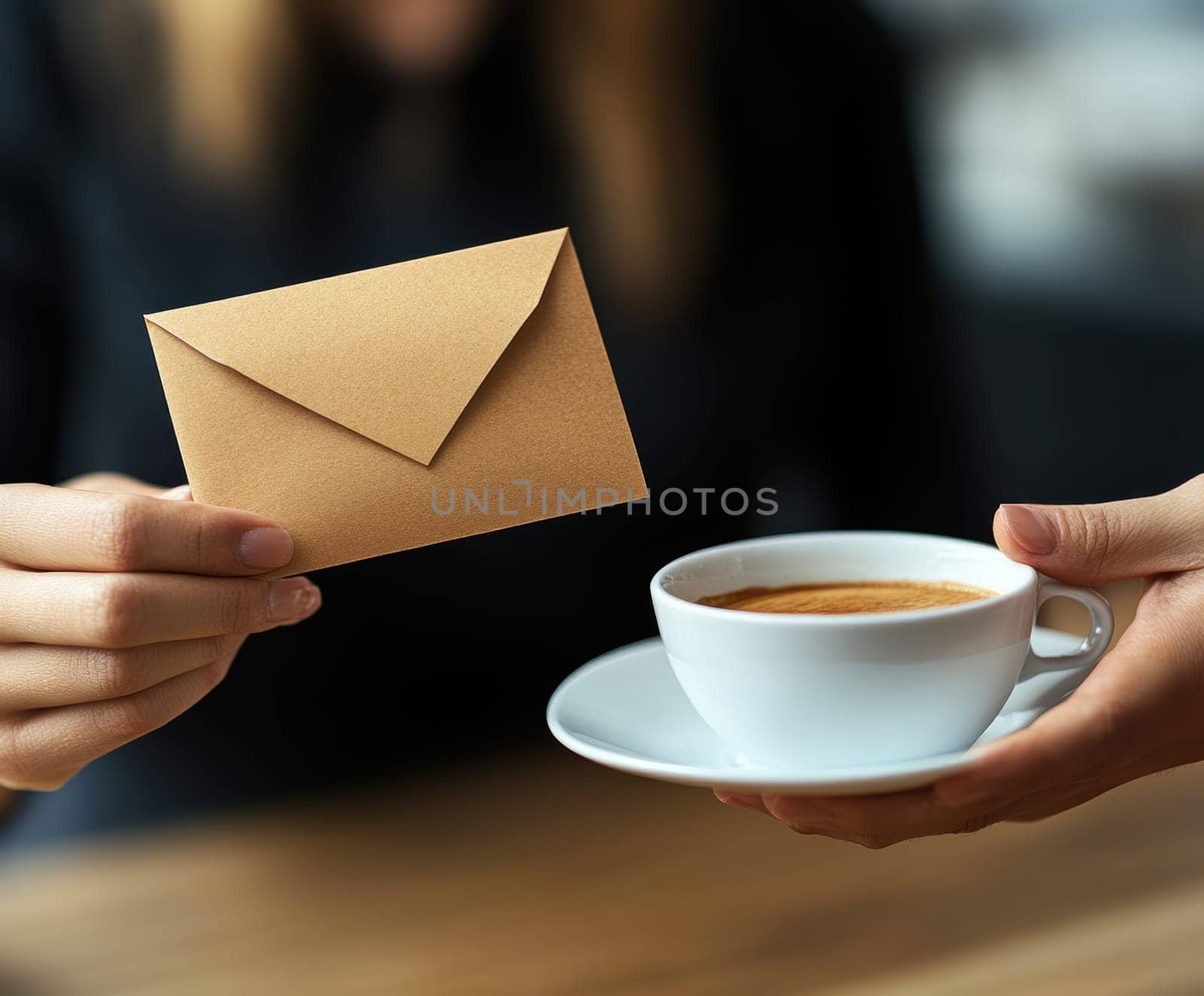 People who show their affection with a small but meaningful gesture, such as a surprise coffee or a handwritten note. AI generative.
