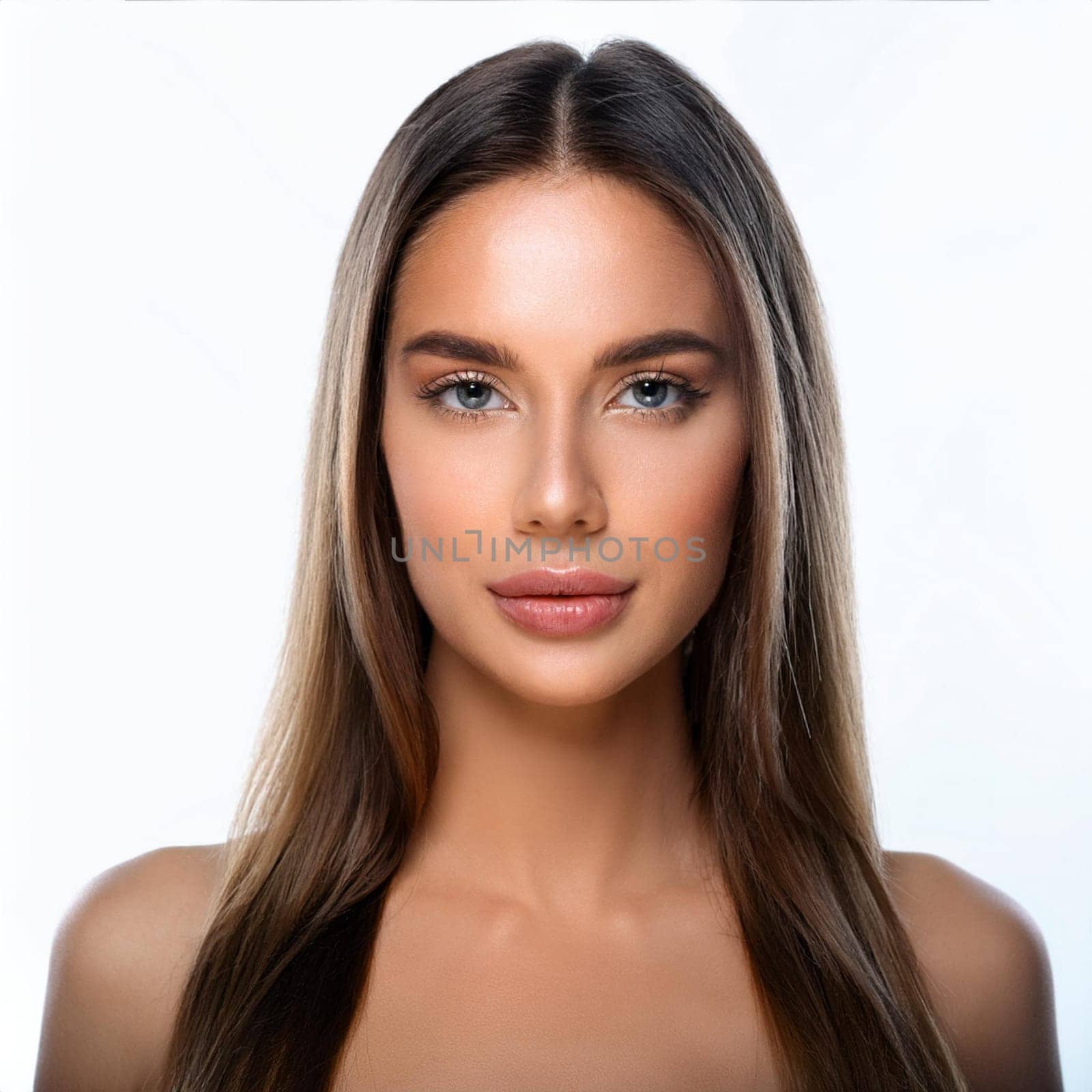 gorgeous young woman portrait, AI generated image