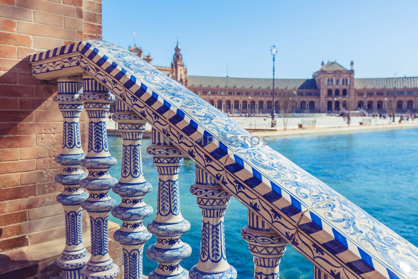 Plaza de Espana Balustrade Detail, Sevilla, Spain (Seville, Plaza de Espana)
