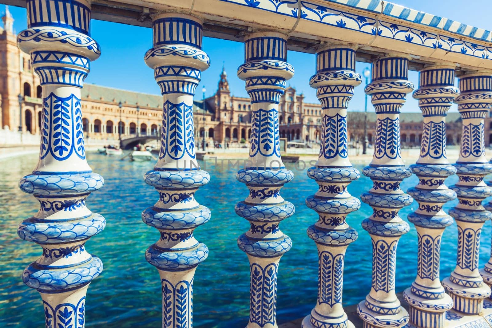 Plaza de Espana Balustrade Detail, Sevilla, Spain (Seville, Plaza de Espana)