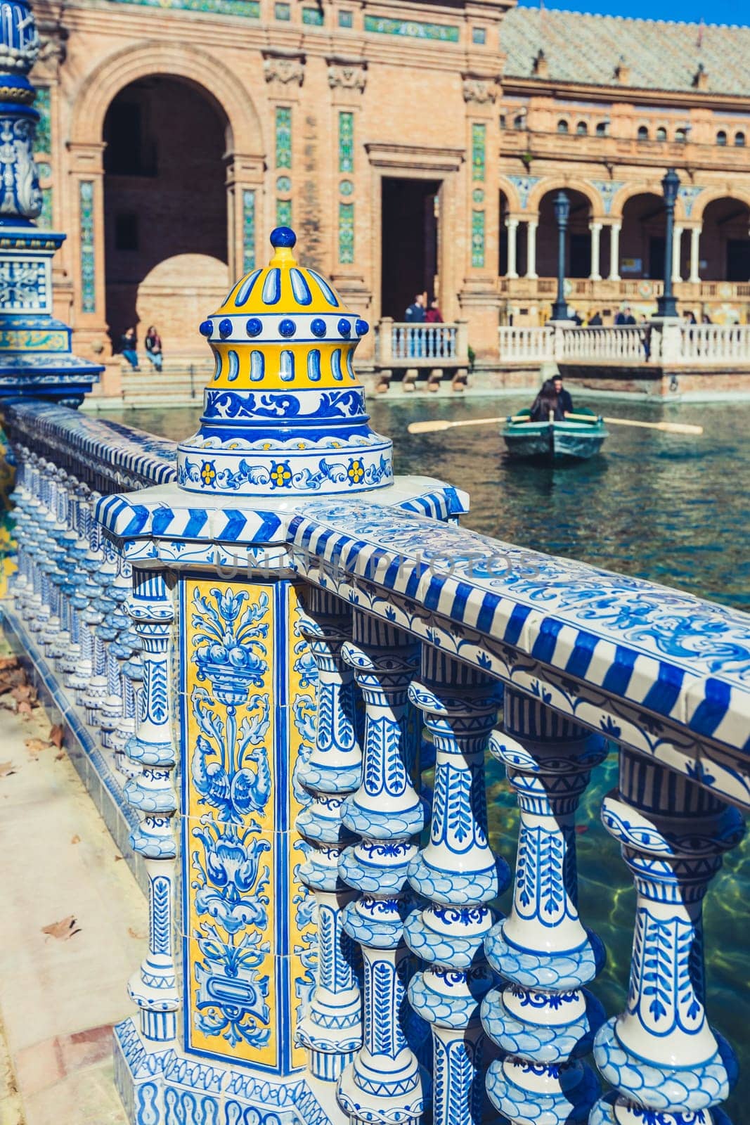 Plaza de Espana Balustrade Detail, Sevilla, Spain (Seville, Plaza de Espana)