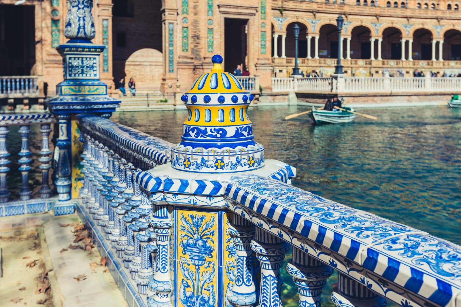 Plaza de Espana Balustrade Detail, Sevilla, Spain (Seville, Plaza de Espana)