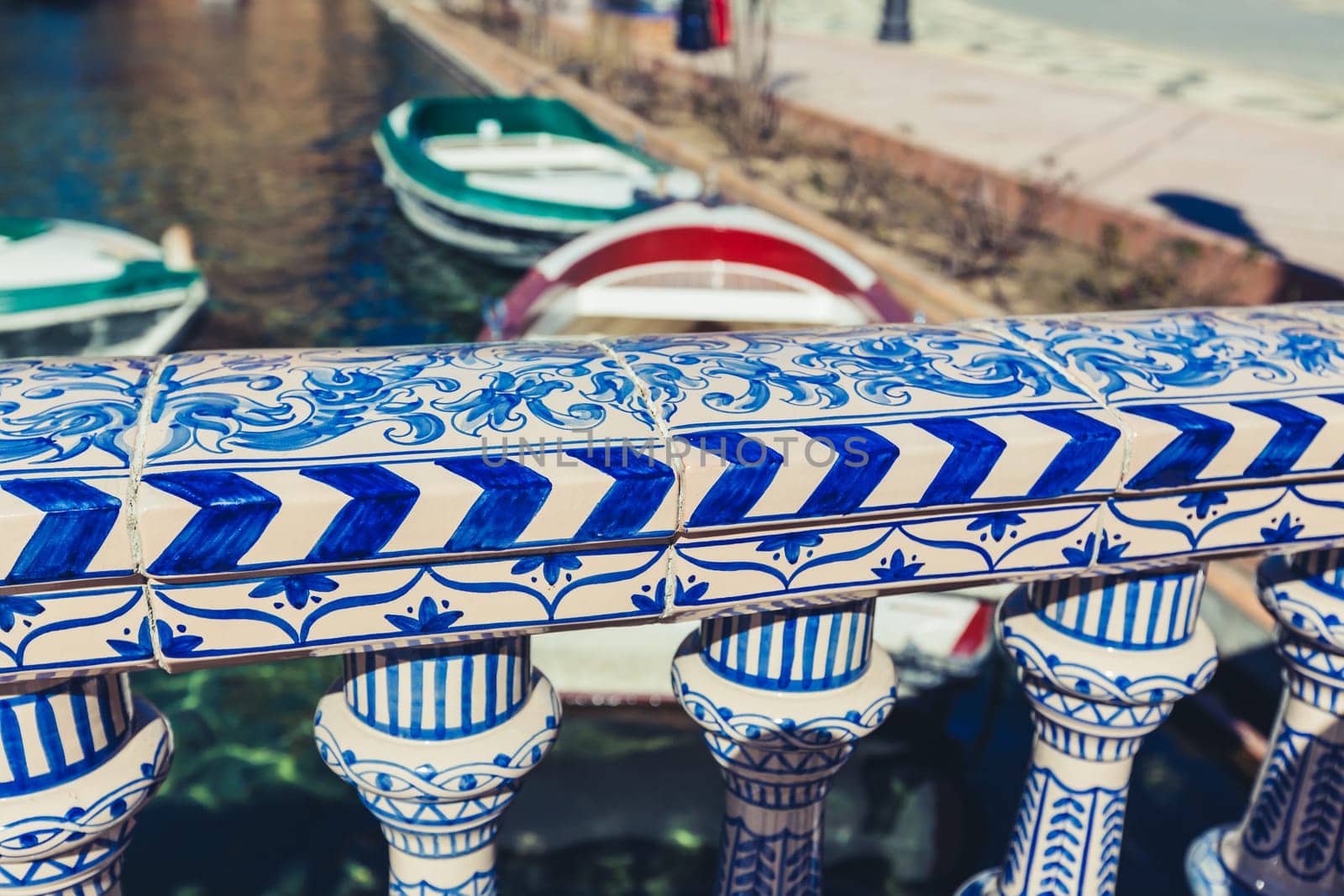 Plaza de Espana Balustrade Detail, Sevilla, Spain (Seville, Plaza de Espana)