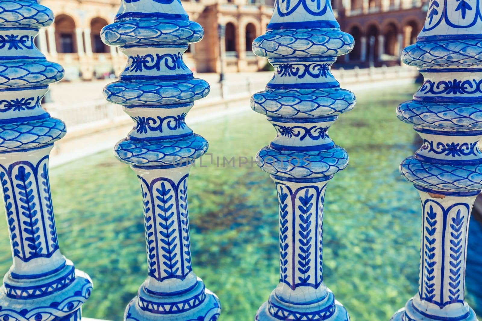 Plaza de Espana Balustrade Detail, Sevilla, Spain (Seville, Plaza de Espana)