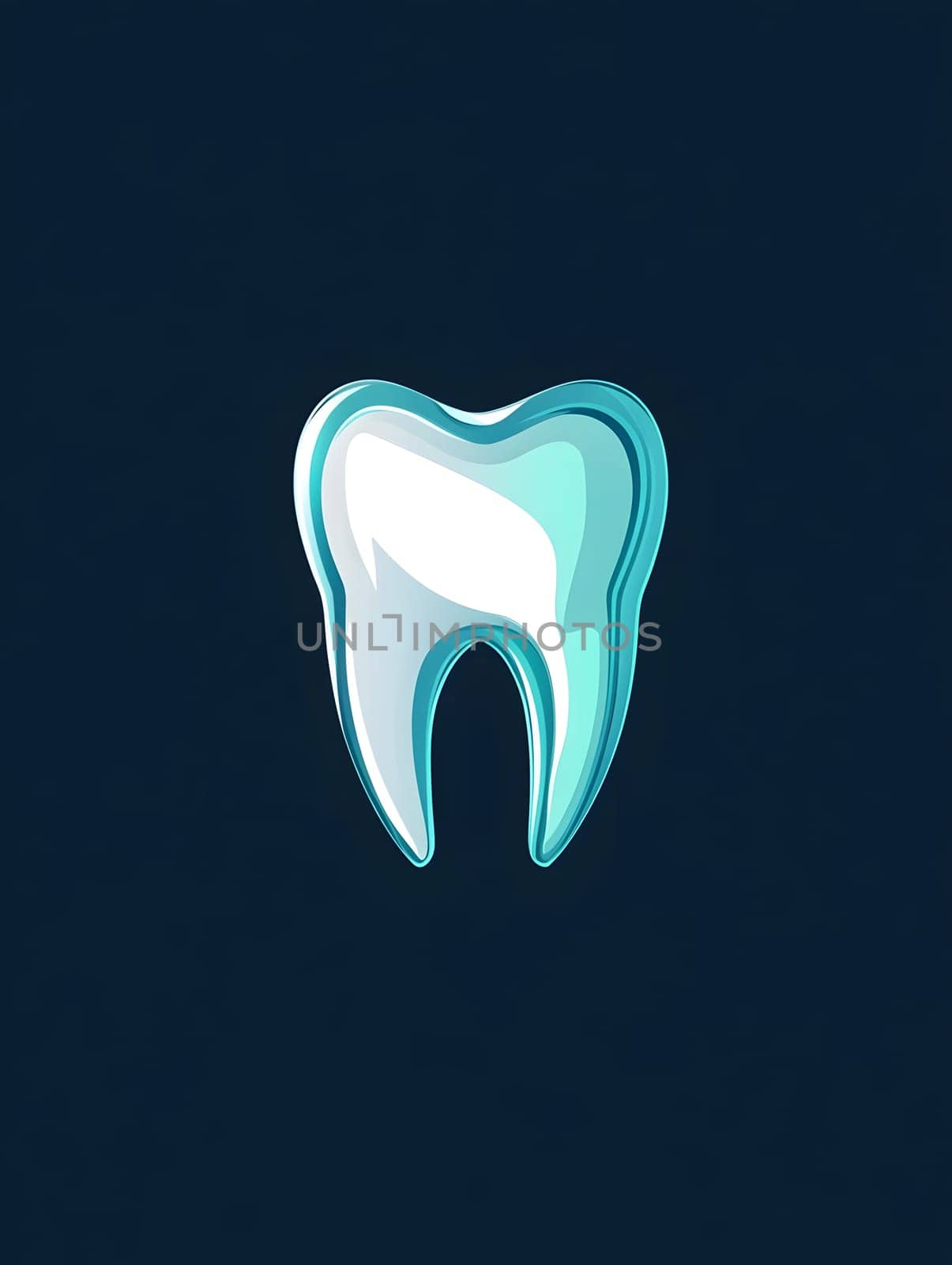 Minimalistic Design Dental Tooth Dentist Teeth Icon Logo