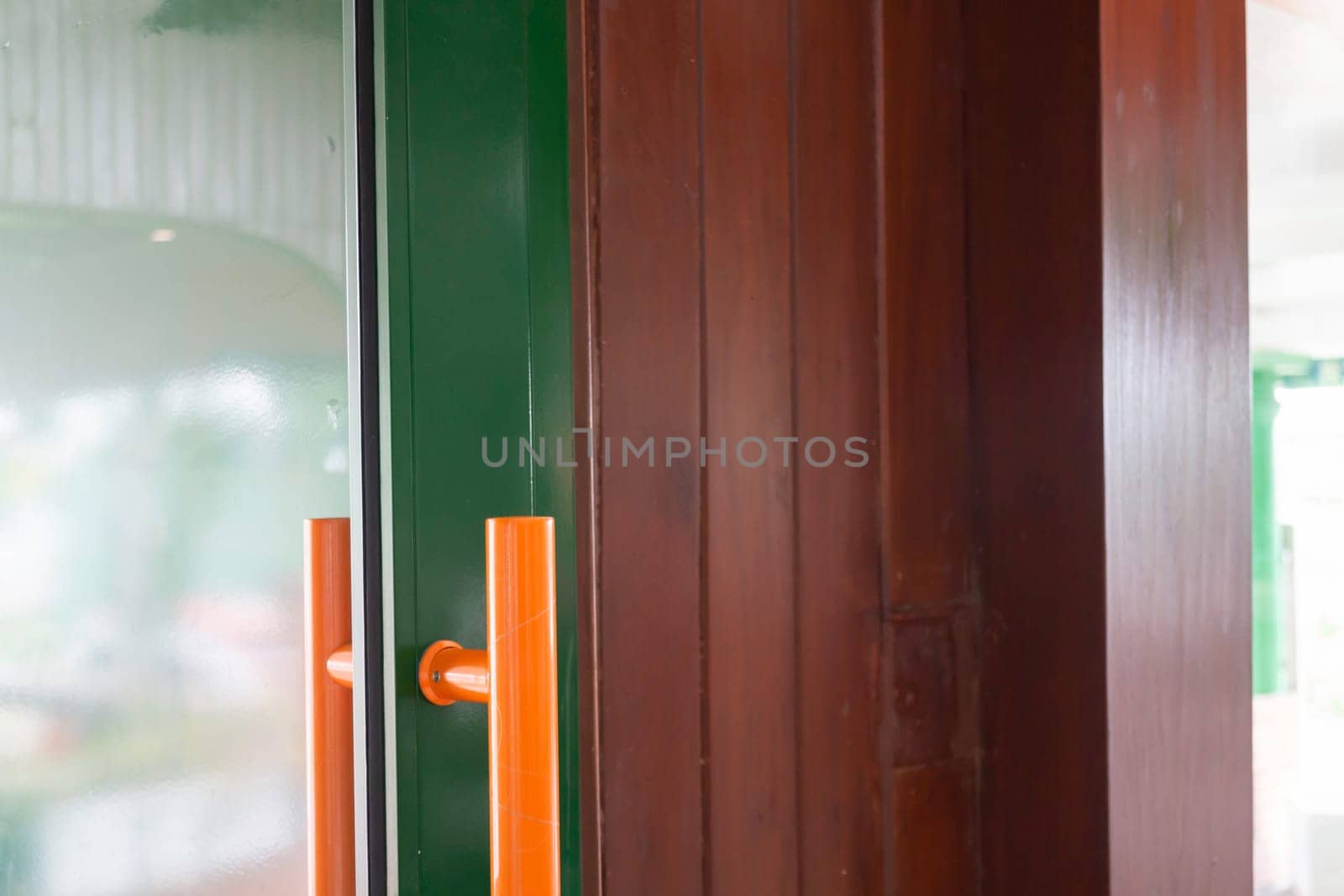 Beautiful coffee shop or cafe restaurant interior retro decoration, stock photo