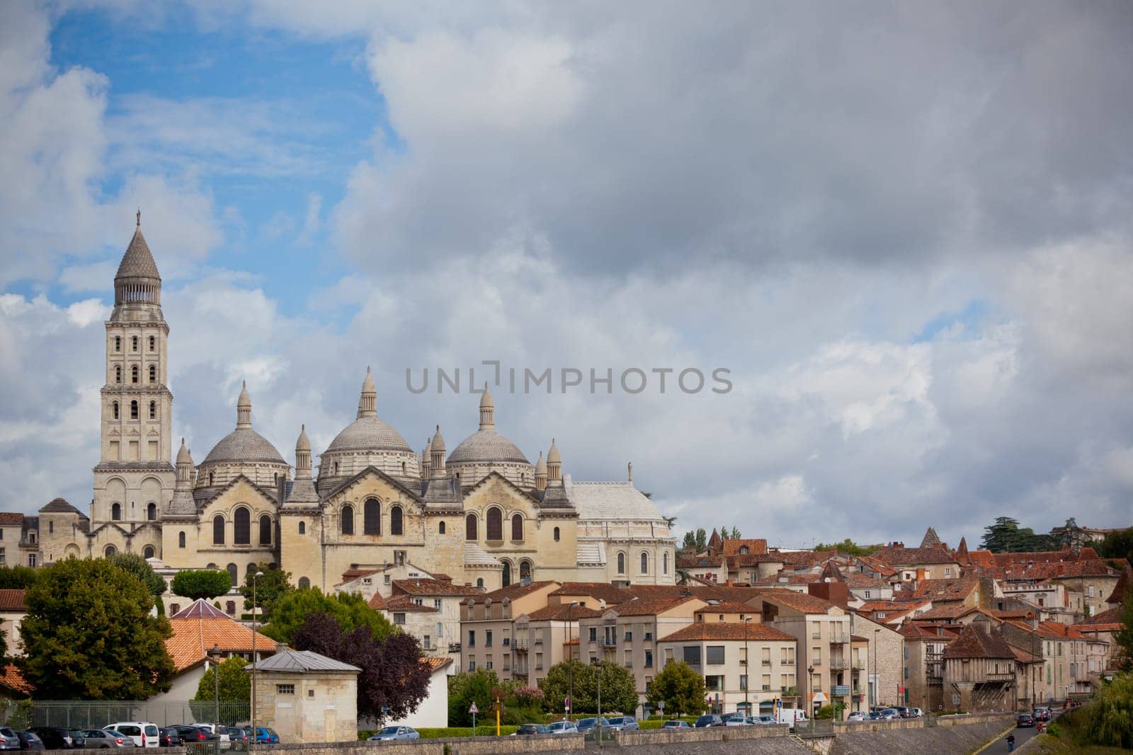 View of Saint Front Cathedral in Perigord, France