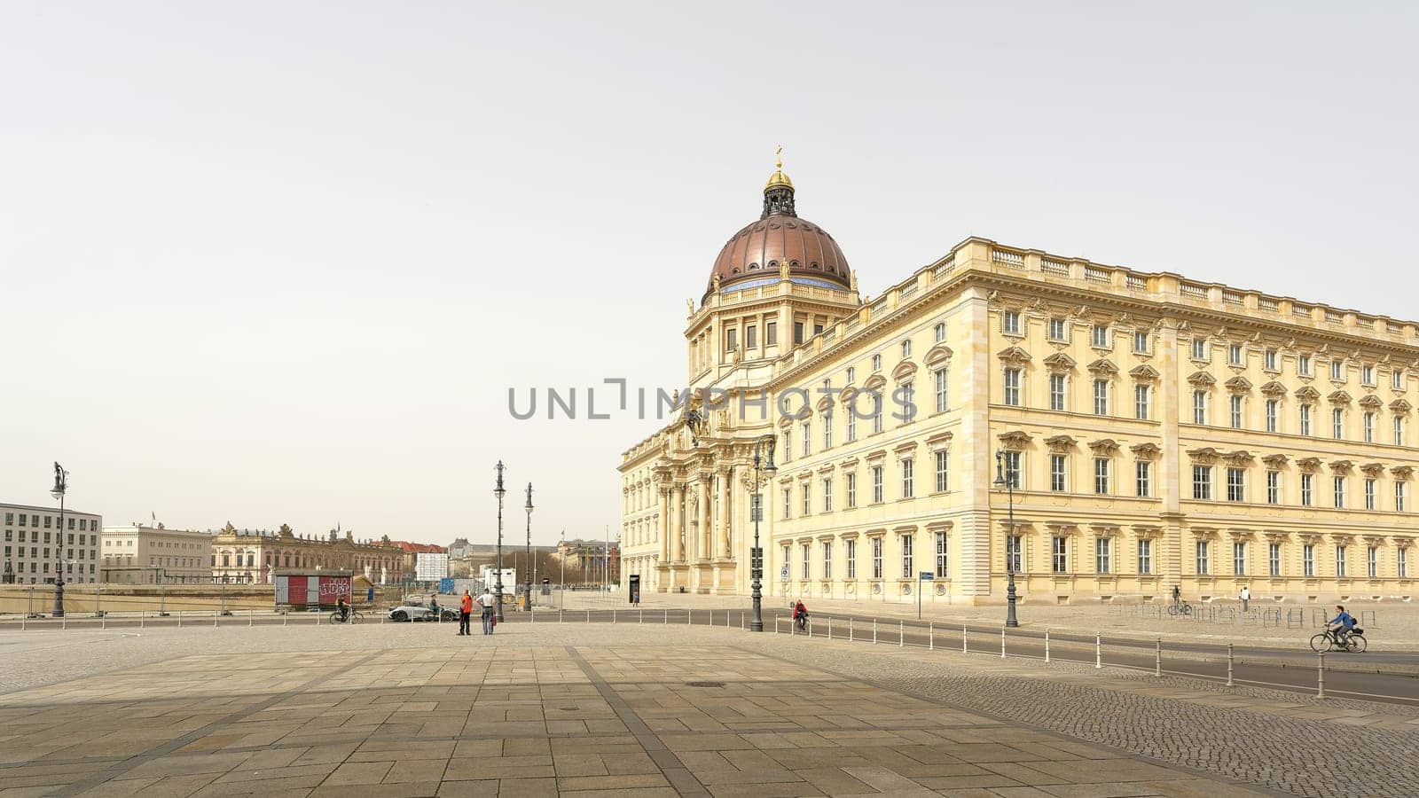 The newly built Humboldt Forum, modeled on the City Palace in Berlin-Mitte, is popular with tourists