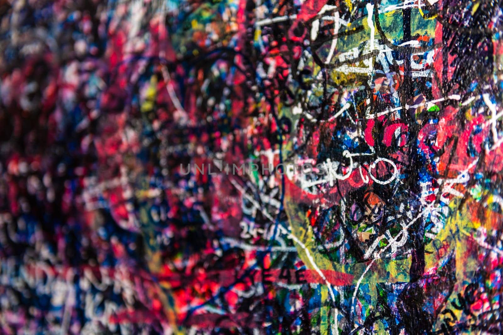 The wall full of messages from lovers in Juliet house, Verona, Italy.
