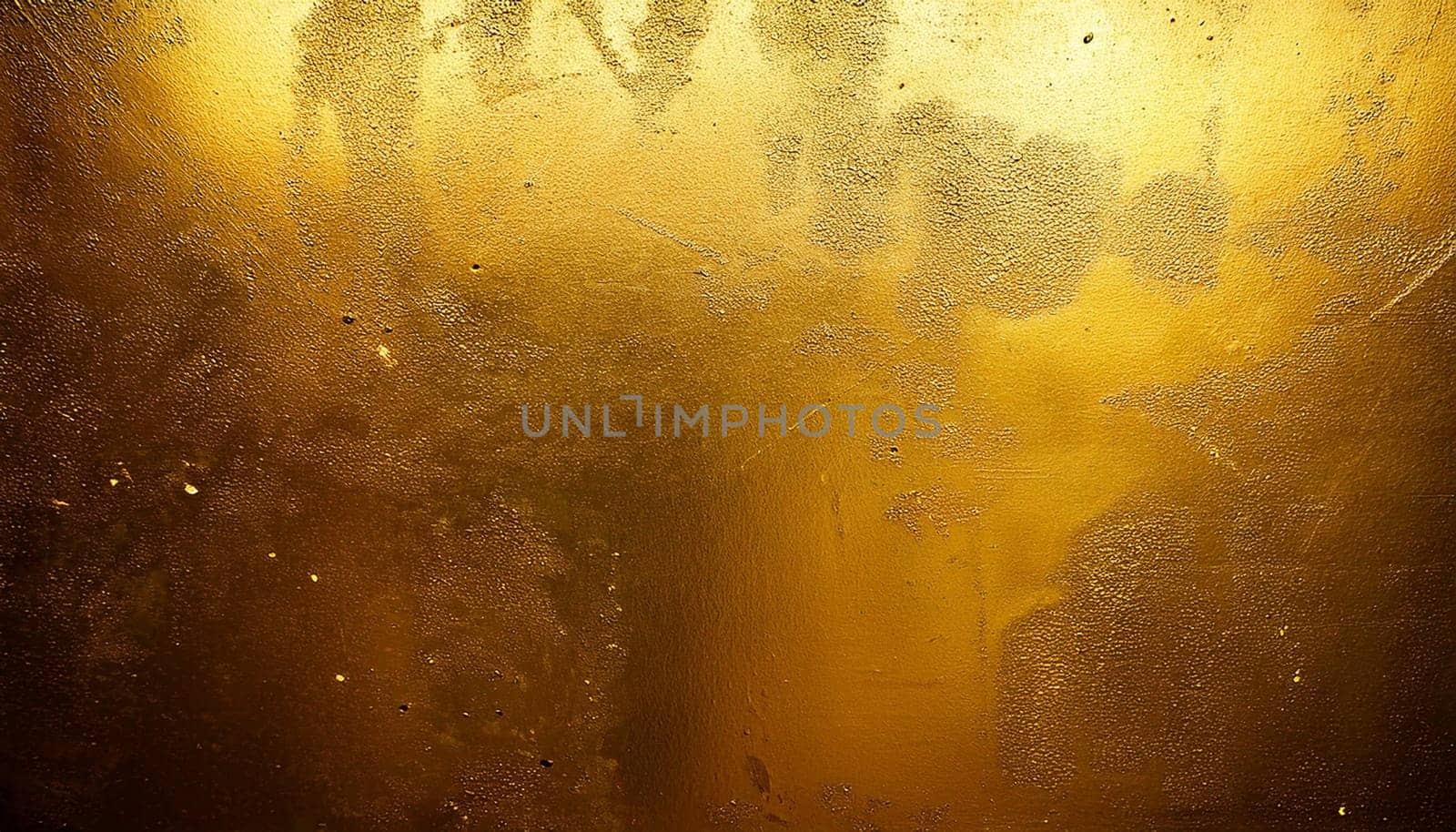 grunge gold metal texture useful as a background, AI generated image