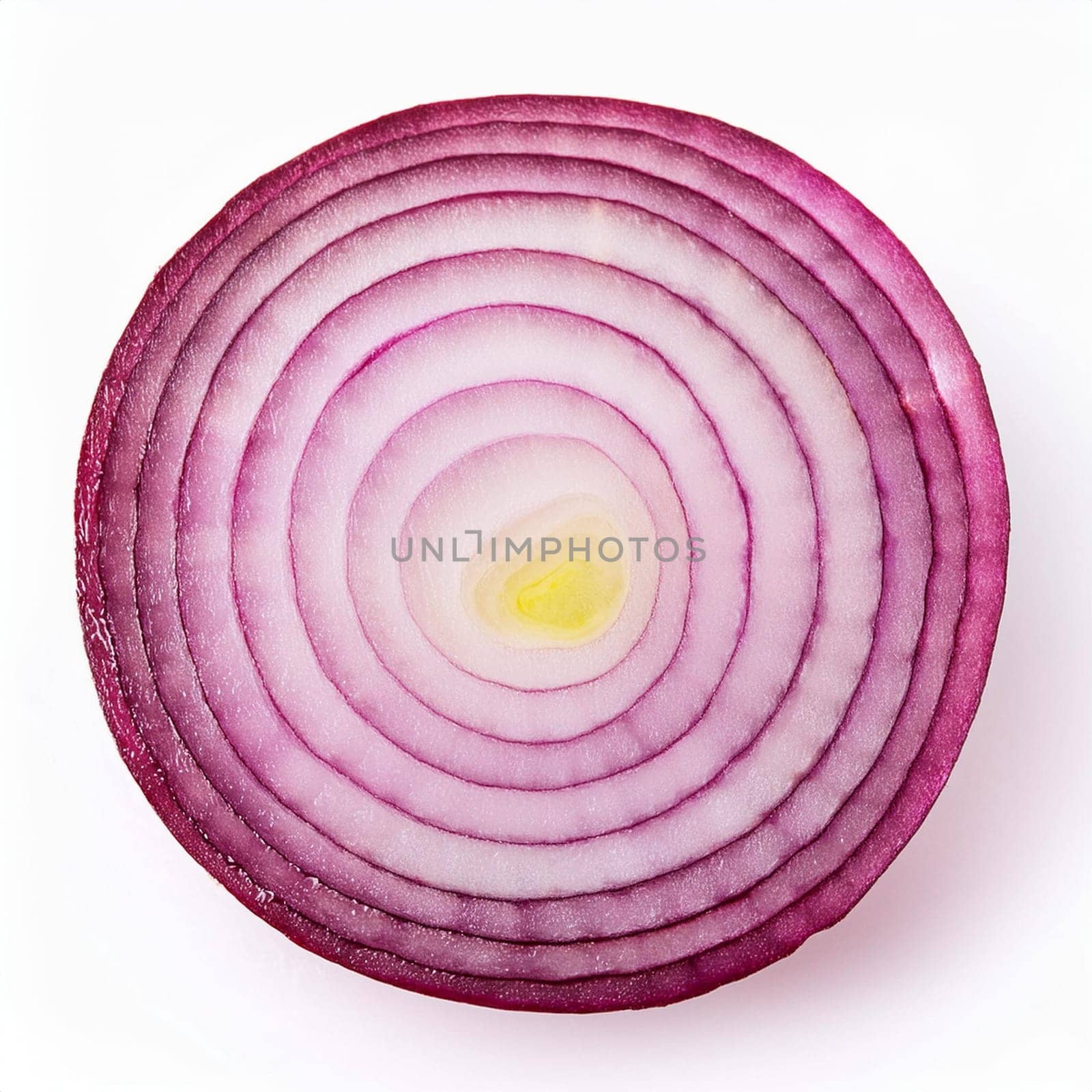 sliced red onion vegan food, AI generated image