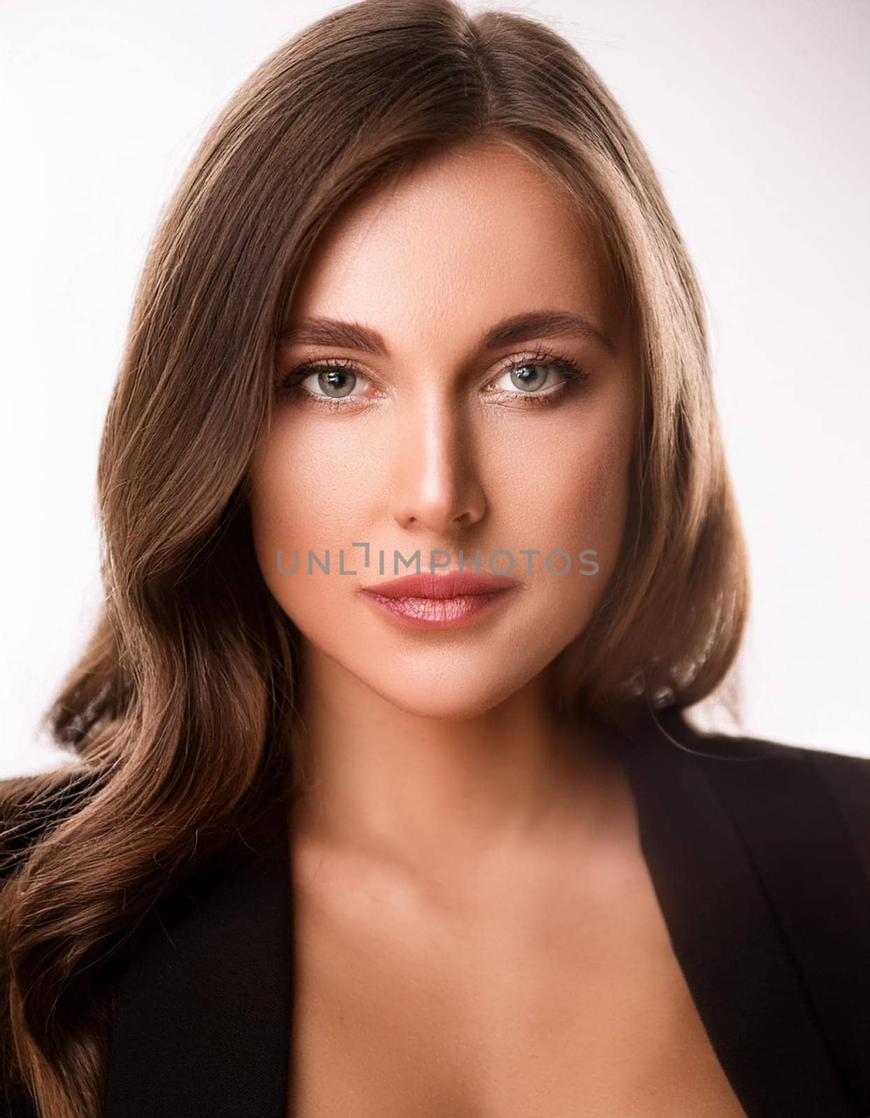 gorgeous young woman portrait, AI generated image